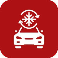 Car snow mode icon